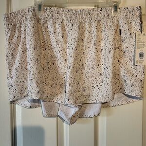 CALIA Womens 2XL 3" Brown/Tan Print Mid-Rise Infinity Run Short Relaxed WAX12336